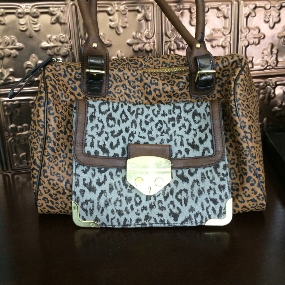 Jessica Simpson Animal Print Satchel